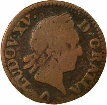 Liard - Louis XV with Old Head - 1770 W Lille
