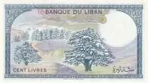 Liban 100 Livres Palais de Beit-ed-Bin - 1988