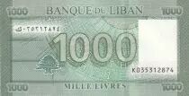 Liban 1000 Livres - Motifs géométriques - Arbre - 2016