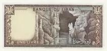 Libano 1 Livre - Columns of  Baalbek - 1980