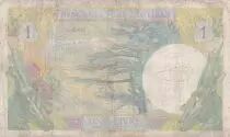 L&iacute;bano 1 Pound  - Bank of Syria and Lebanon - 1939 - Serial O.112