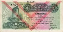 L&iacute;bano 1 Pound - 01-09-1939 - P.26