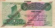L&iacute;bano 1 Pound - 01-09-1939 - P.26