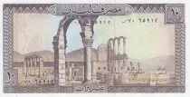 L&iacute;bano 10 Libras Ruinas de Anjar - 1986