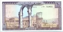 L�bano 10 Libras Ruinas de Anjar - 1986