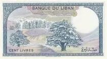 L&iacute;bano 100 Livres - Palace of Beit-ed-Bin - Cedar - 1988 - P.66d