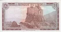 L&iacute;bano 25 Livres - Saida - Ruines - 1983 - P.64c