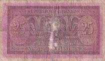 L&iacute;bano 25 Piastres - Cedar - Lion - 1948 - P.42