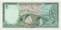 Libano 5 Pounds - 1964 - P.62a