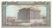 Libano 50 Pounds - Temple of Bacchus - 1988 - P.65d