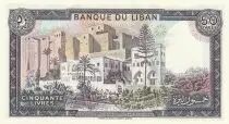 Libano 50 Pounds Temple of Bacchus - 1988