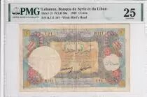 Libanon 1 Livre 1945 - Bank of Syria and Lebanon - Specimen - 1939 - S�rie B.111