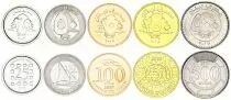 Libanon 25,50,100,250 and 500 Livres - Set of 5 Coins - 2002-2018 - AU