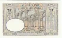 Libanon 25 Pounds 1945 - Specimen - P.51 - UNC