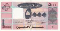 Libanon 5000 Livres - Geometric design - 2004