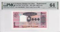 Libanon 5000 Livres - Pink - Remplacement - 2008