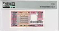 Libanon 5000 Livres - Rose - Remplacement - PMG 63