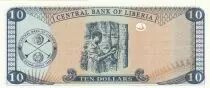 Liberia 10 Dollars - J. J. Roberts - Rubber - 2009 - Serial BD