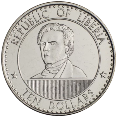 Liberia 10 Dollars - Joseph J. Roberts - 2022