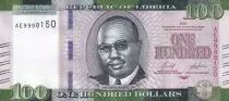 Liberia 100 Dollars - W. R. Tolbert - Market - 2021 - P.NEW