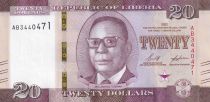 Liberia 20 Dollars - William V. S. Tubman - 2022 - P.NEW