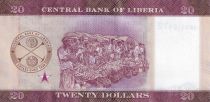 Liberia 20 Dollars - William V. S. Tubman - 2022 - P.NEW