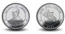 Liberia 5 Dollars - Edward J. Roye - 2022