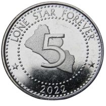 Liberia 5 Dollars - Edward J. Roye - 2022