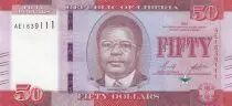 Liberia 50 Dollars - Samuel K. Doe - 2022 - Serial AE