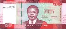 Liberia 50 Dollars, S. Kayon Doe - Palm nut - 2016