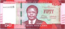 Liberia 50 Dollars, S. Kayon Doe - Palmier - 2016