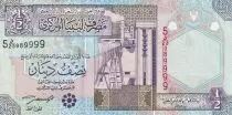 Libia 1/2 Dinar - Oil refinery - Irrigation system - 2002 - P.63