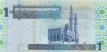 Libia 1 Dinar - Muammar Gaddafi - Mosque - 2004 - Serial G