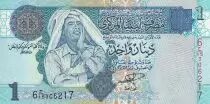 Libia 1 Dinar - Muammar Kadhafi - Mosque - ND (2004) - P.68a