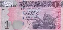 Libia 1 Dinar - Revolucionarios - Palomas - 2013