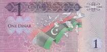 Libia 1 Dinar - Revolucionarios - Palomas - 2013