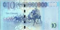 Libia 10 Dinars, Omar El Mukhtar - Caballeros - 2015 - (2016)