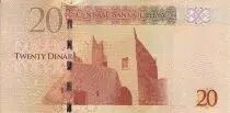 Libia 20 Dinars - Escuela en Ghadames - Mezquita de Al-Ateeq - 2012