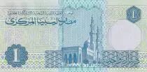 Libya 1 Dinar - Muammar Gaddafi - Mosque - ND (1993) - P.59a