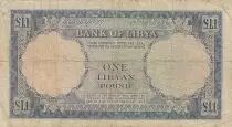 Libya 1 Pound  - Arms - 1963