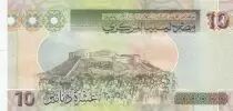 Libyen 10 Dinars - Omar el-Mukhtar - Fortress - 2009 Serial 7