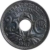 Lindauer - 25 Centimes - 1917 Underlined