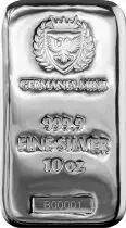 Lingot 10 Onces  Argent - Germania Mint