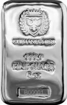Lingot 5 Onces  Argent - Germania Mint