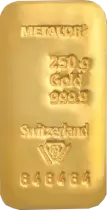 Lingot Or - 250 Grammes