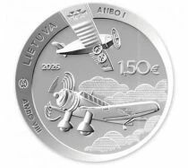Litauen ANBO aircraft designer Antanas Gustaitis - 1.50 Euros 2025