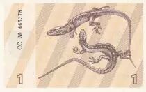 Lithuania 1 Talonas - Sand lizards -1991