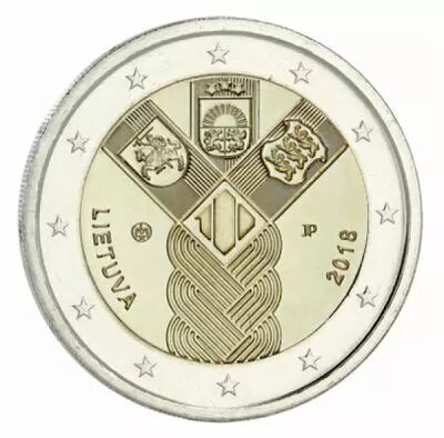 Lithuania 2 Euro Pays Baltes - 2018
