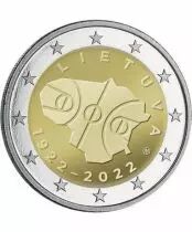 Lithuania 2 Euros - Comm&eacute;morative - Basketball - 2022