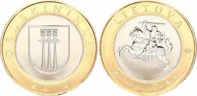 Lithuania 2 litai - Druskininkai  - 2012 - Bim�tal